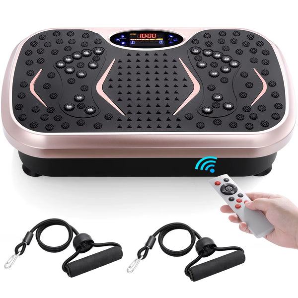 Transform Your Fitness Routine with the Vibration Plate Exercise Machine - Perfect for Lymphatic Drainage and Whole Body Workouts!
