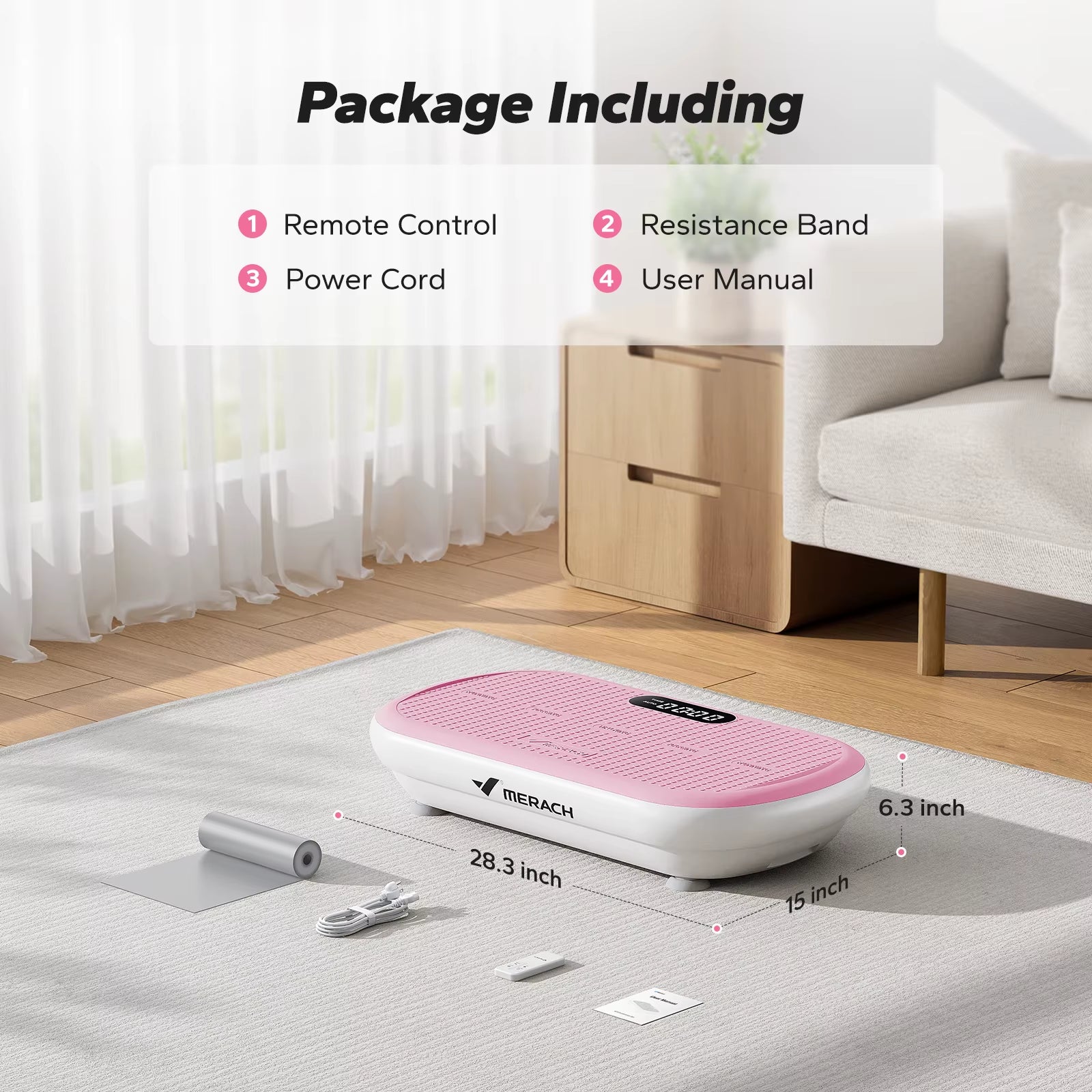 Vibration Plate Exercise Machine Bluetooth and Silicone Pedal Automatic Sensing for Lymphatic Drainage or Weight Loss Fit