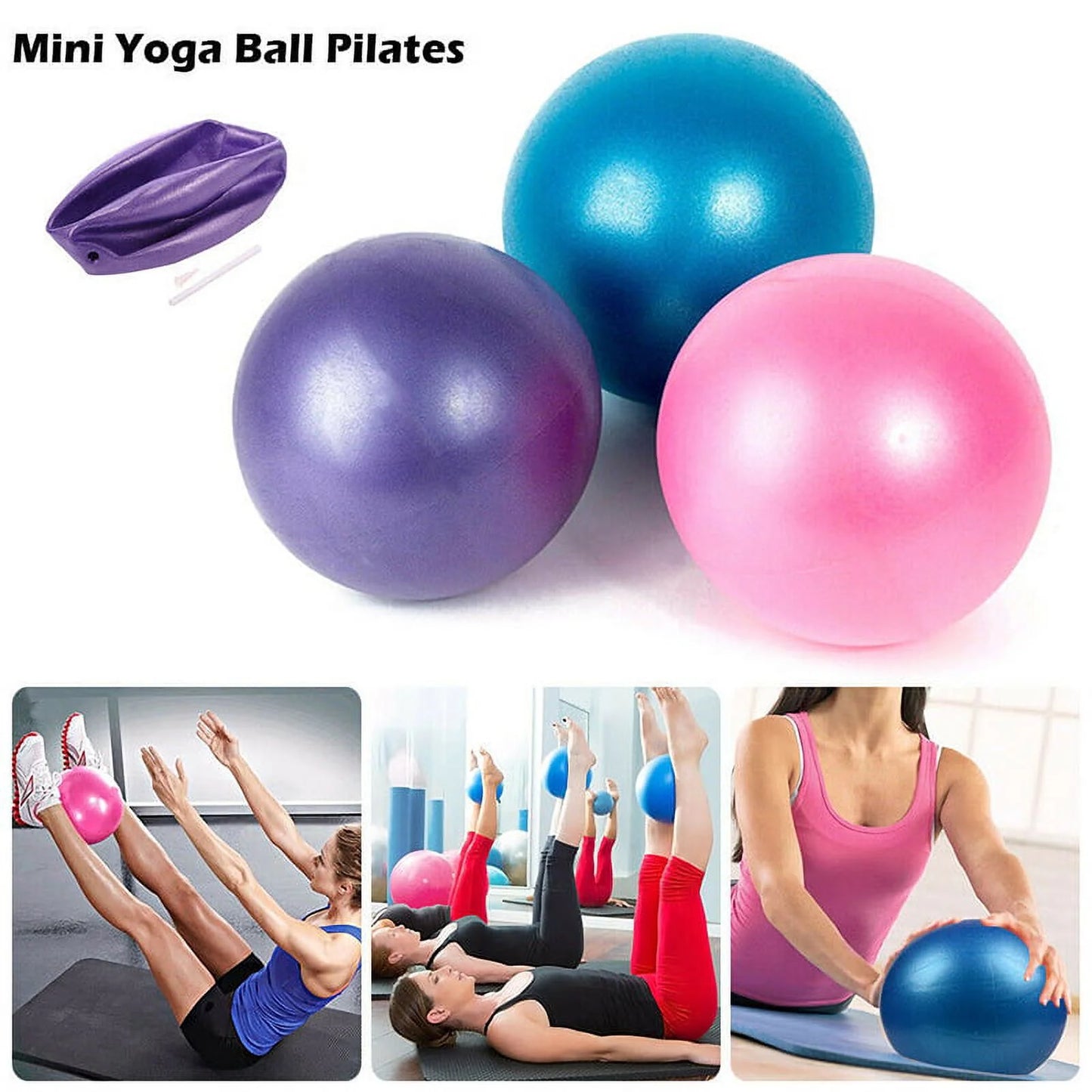 25Cm Mini Fitness Balance Yoga Ball Gym Fitness Pilates Ball Indoor Training Ball