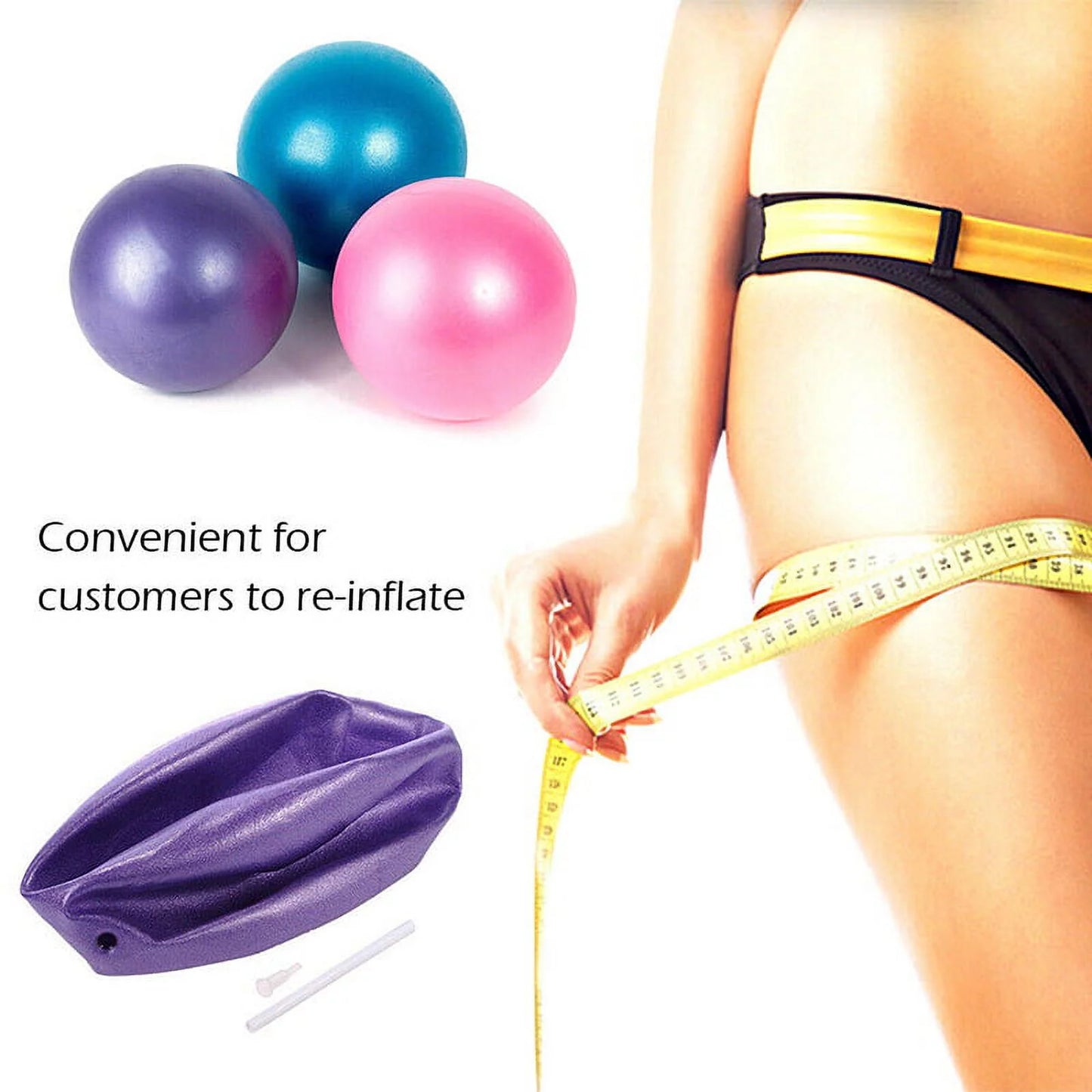 25Cm Mini Fitness Balance Yoga Ball Gym Fitness Pilates Ball Indoor Training Ball